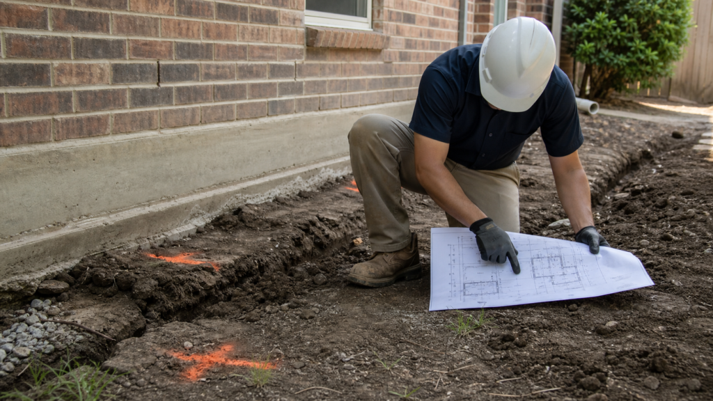 What Is Slab Pier Installation in Garland, TX? — realistic foundation service scene in Garland, Texas