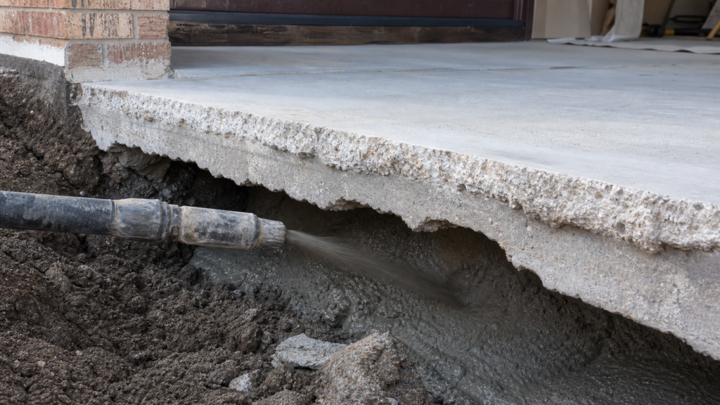 Void Filling Beneath Concrete Slabs in Garland — realistic foundation service scene in Garland, Texas