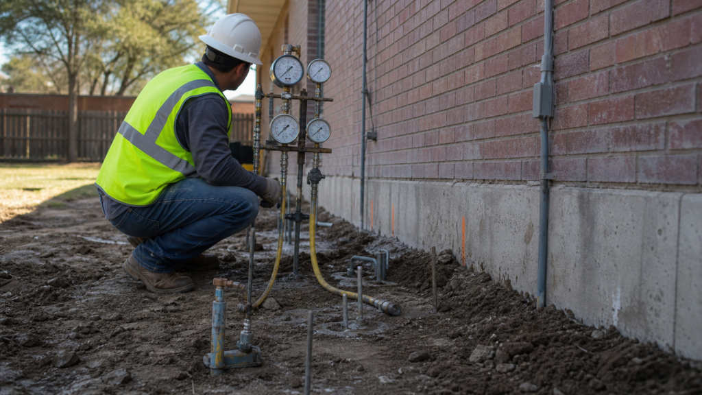 Compaction Grouting for Garland Soil Stabilization — realistic foundation service scene in Garland, Texas