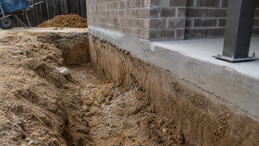 When Soil Removal Is Part of Foundation Work in Garland — realistic foundation service scene in Garland, Texas