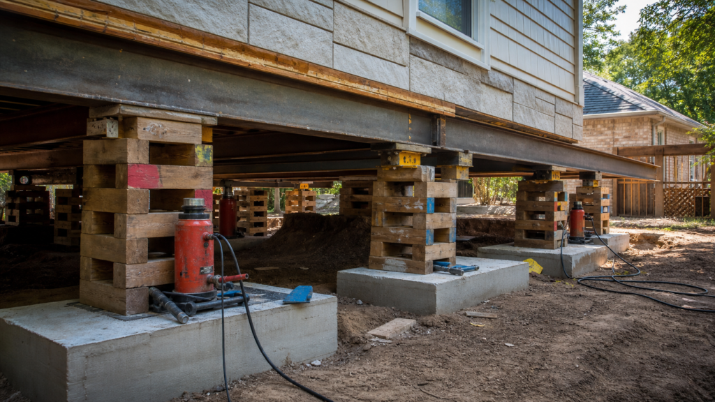 House Raising and Lifting: What Garland Owners Should Know — realistic foundation service scene in Garland, Texas