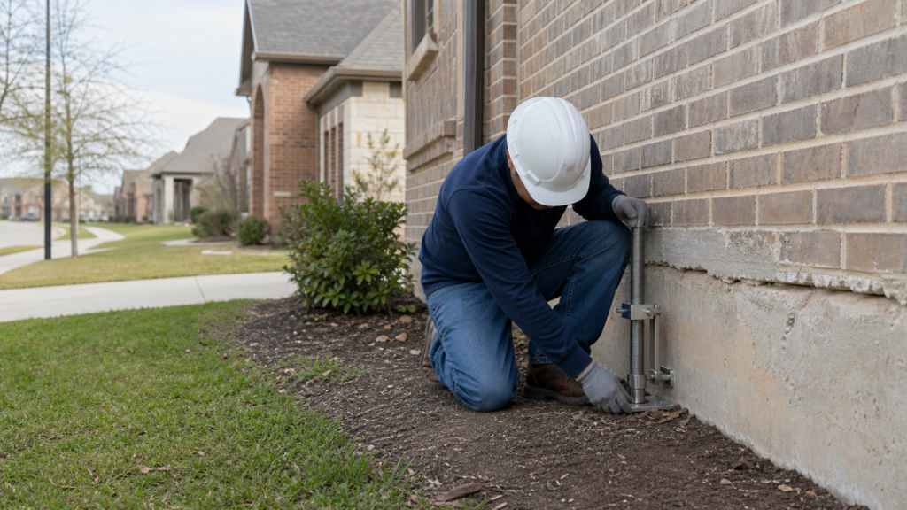 Foundation Repair Across Garland, Dallas, and Richardson — realistic foundation service scene in Garland, Texas